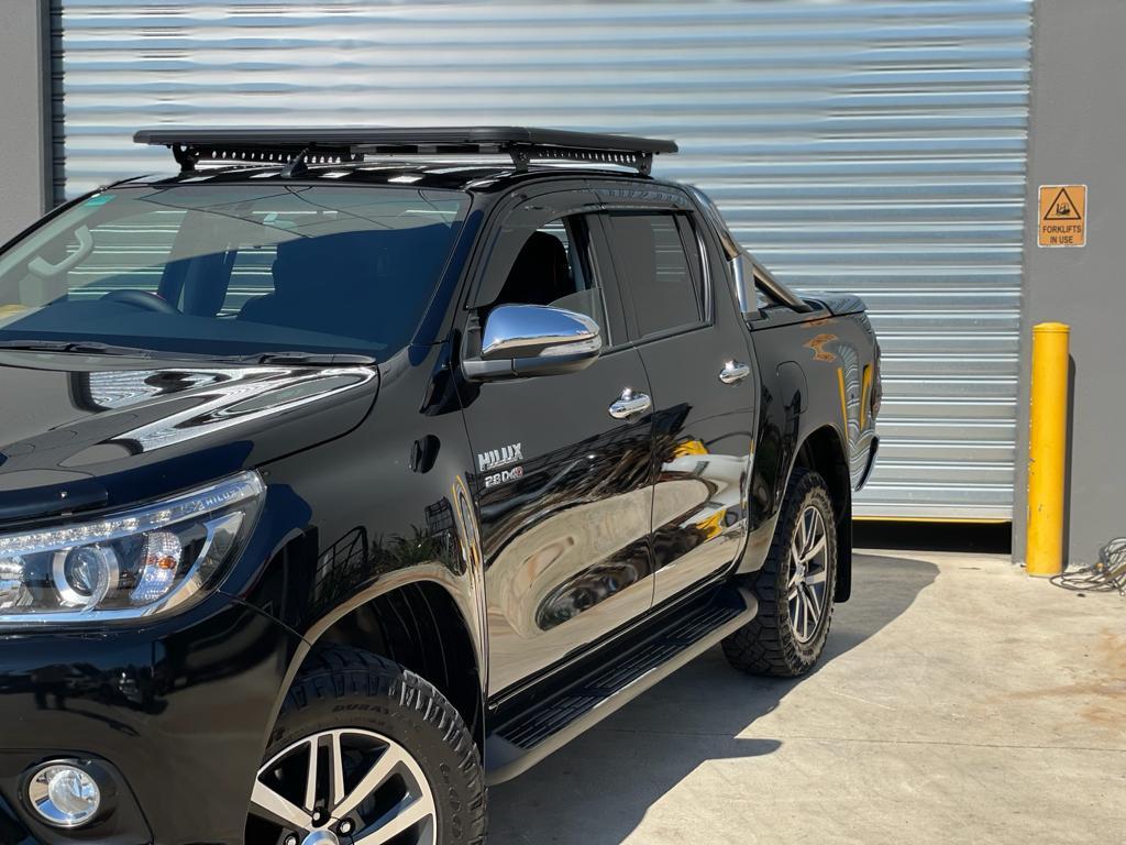 Aluminium Flat Roof Rack Backbone To Suit Toyota Hilux 2015 2021