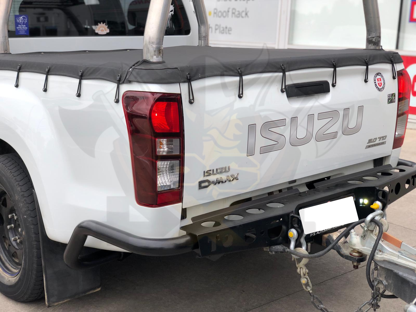Heavy Duty Rear Step Tow Bar Bumper For ISUZU DMAX DMAX D MAX 20122019