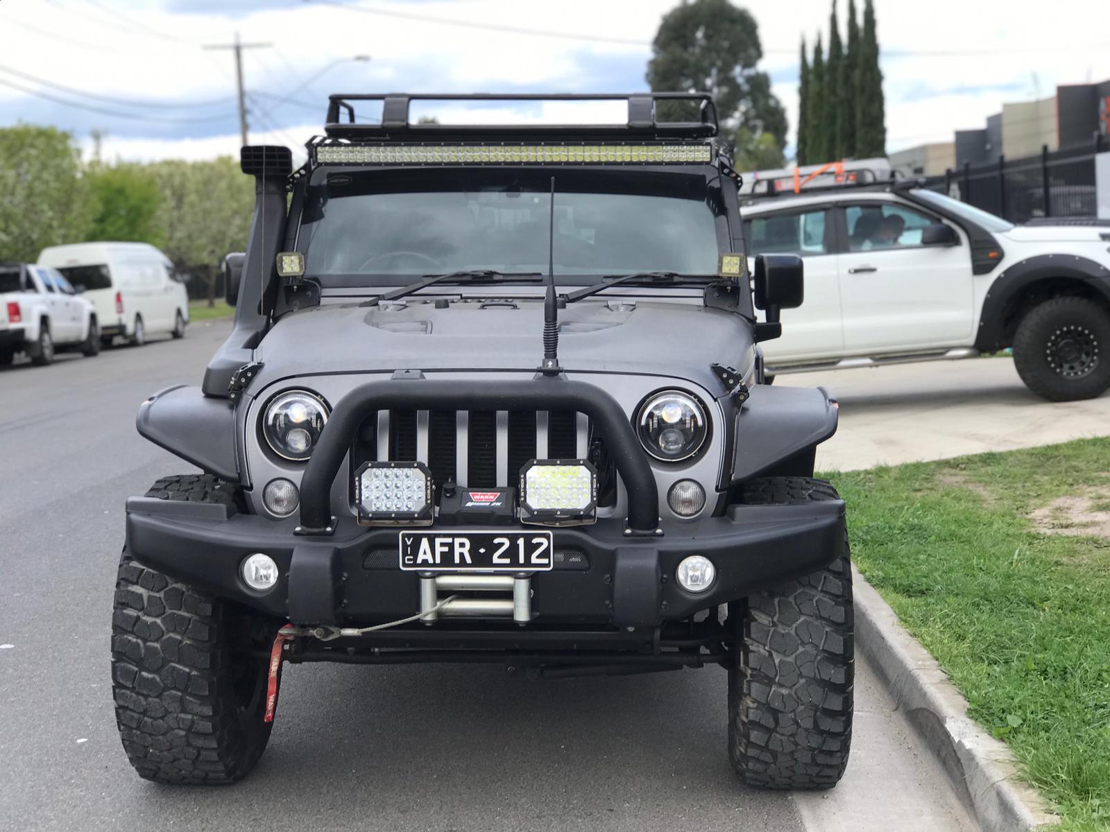 PS4X4 Jeep Wrangler JK 4 Door Roof Rack Steel Flat Cage Roof top tent -  PS4X4