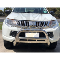 Nudge Bar For Mitsubishi Triton MQ 2015-2018 Stainless Steel Grille Guard