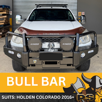 Bull Bar For Holden Colorado RG 2012 - 2016 Steel, Winch, ADR Approved