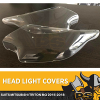 Headlight Covers Lamp Protectors to suit a Mitsubishi Triton MQ 2015-2018