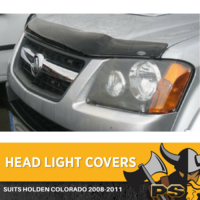 Headlight Covers Lamp Protectors to suit a Holden Colorado 2008-2011
