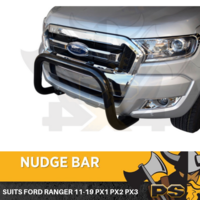 Black Bullbar Nudge Bar Grille Bumper Guard for Ford Ranger 11-19 PX1 MK2 PX3