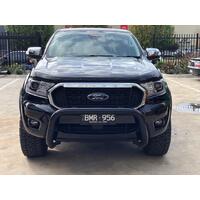 Black Nudge Bar Suitable for Ford Everest Sensor Compatible Techpack