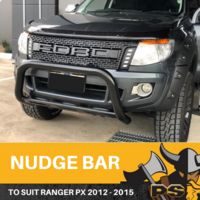 Black Bullbar Nudge Bar Grille Bumper Guard for Ford Ranger 11-15 PX1