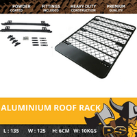 Aluminium Flat Roof Rack for Ford Ranger 2011 - 2021 PX1 MK2 MK3 Ute Dual Cab