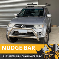 3" Stainless Steel Nudge Bar to suit Mitsubishi Challenger PB PC Chrome