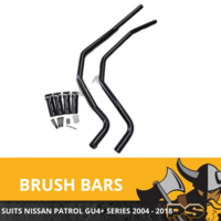 Brush Bars for Nissan Patrol Y61 SERIES 4 OWANRDS GU 2004 - 2018 Heavy Duty Steel