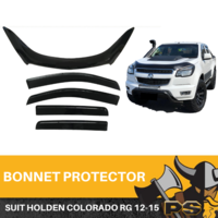 2012-2016 Holden Colorado RG Dual Cab Bonnet Protector & Window Visors Weather S