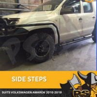 Heavy Duty Side Steps & Brush Rail Bars for Volkswagen Amarok 2010-2020 Sidesteps