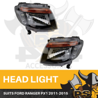 Headlights For Ford Ranger PX1 2012-15 LHS & RHS Head Lights