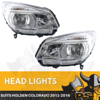 Holden Colorado RG 2012-2016 Headlights Pair Left+Right Head Lamps