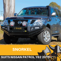 PS4X4 SNORKEL TO SUIT NISSAN PATROL Y62 2015 + PETROL V8 V6