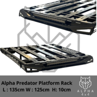 Alpha Predator Flat Roof Rack Platform to Suit Ford Ranger 2011 - 2021 XL XLT XLS