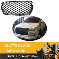 Front Matte Black Mesh Grill Suitable for ISUZU D-MAX DMAX 2020 + Grille