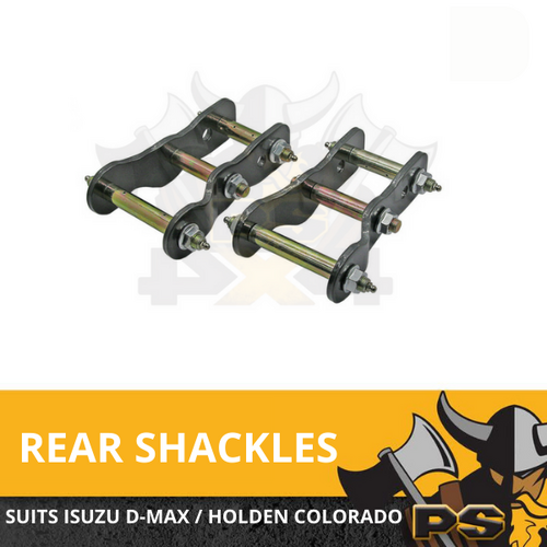 ISUZU DMAX HOLDEN COLORADO 2" 50MM LIFT KIT SHACKLES 32MM STRUT SPACERS