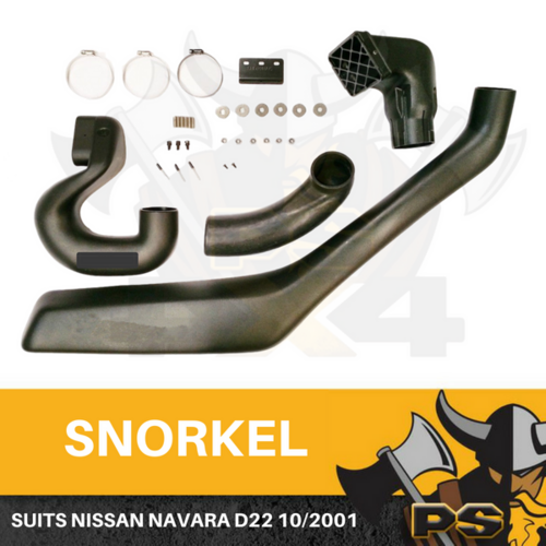 Snorkel Kit suit Nissan Navara D22 Air Intake 10/2001 Onwards Single Battery 
