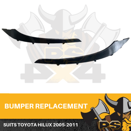 REPLACEMENT BUMPER EYE BROW KIT TO SUIT TOYOTA HILUX BULL BAR 2005-2011