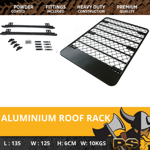 Aluminium Flat Roof Rack for Mitsubishi Triton MN ML 2006 - 2015 Ute Dual Cab