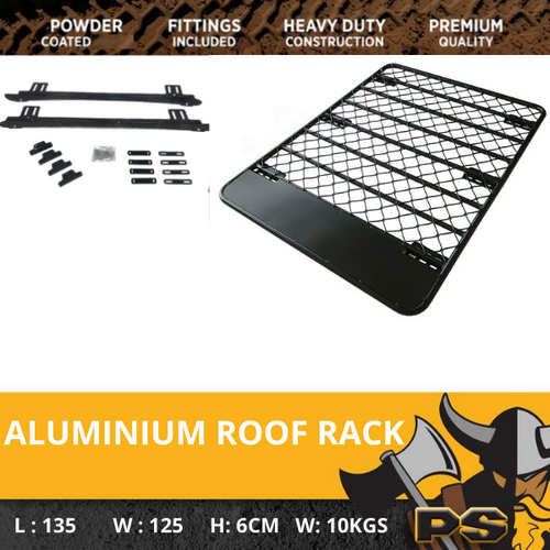 Aluminium Flat Roof Rack for Toyota Hilux 2005 - 2015 N70 Ute Dual Cab