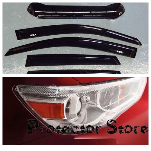 Mitsubishi ASX 2012-2016 Bonnet Protector, Weather Shields & Light covers
