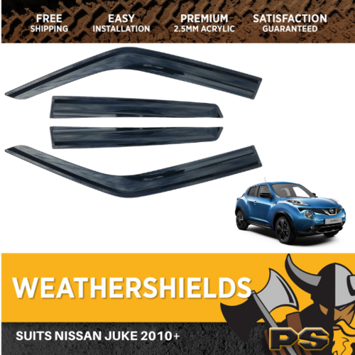 Weathershields Window Visors Weather Shields fit Nissan Juke 2010-2018
