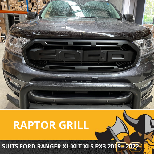 Front Grille For Ford Ranger PX2 MK2 Wildtrak 2015 - 2019 With DRL LED