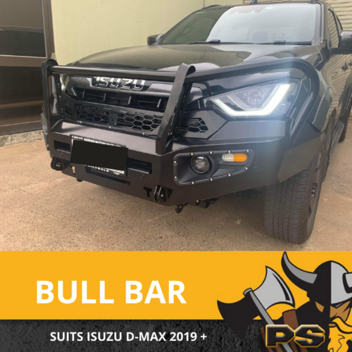 PS4X4 DELUXE BULL BAR TO SUIT ISUZU D-MAX DMAX 2019 + ADR APPROVED WINCH COMPATIBLE