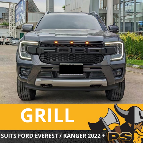 Ford Ranger Raptor Grill LED To Suit Wildtrak XLT 2022 + New Gen PX4